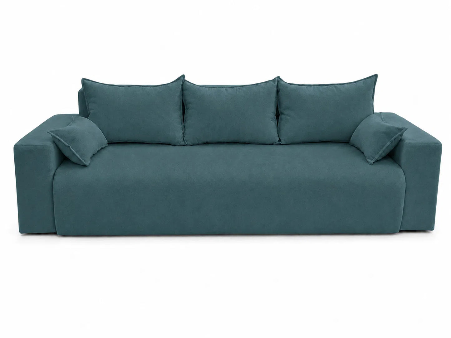 Sofa Nola– nowoczesna sofa rozkładana z pojemnikiem, tkanina łatwoczyszcząca Velo