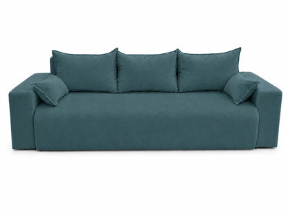 Sofa Nola– nowoczesna sofa rozkładana z pojemnikiem, tkanina łatwoczyszcząca Velo