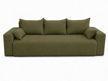 Sofa Nola– nowoczesna sofa rozkładana z pojemnikiem, tkanina łatwoczyszcząca Velo