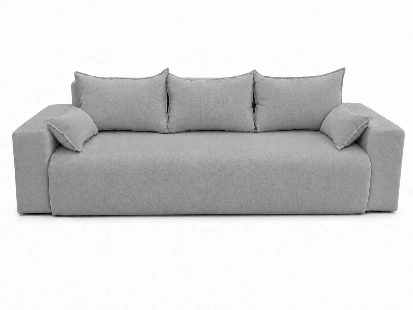 Sofa Nola– nowoczesna sofa rozkładana z pojemnikiem, tkanina łatwoczyszcząca Velo