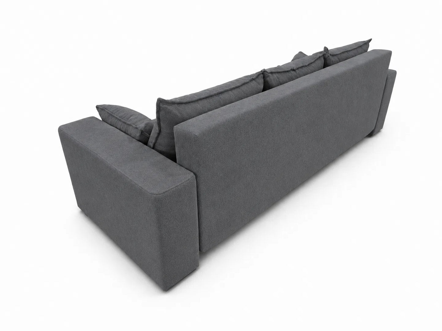 Sofa Nola– nowoczesna sofa rozkładana z pojemnikiem, tkanina łatwoczyszcząca Velo