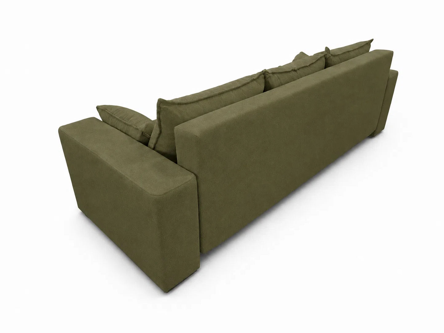 Sofa Nola– nowoczesna sofa rozkładana z pojemnikiem, tkanina łatwoczyszcząca Velo