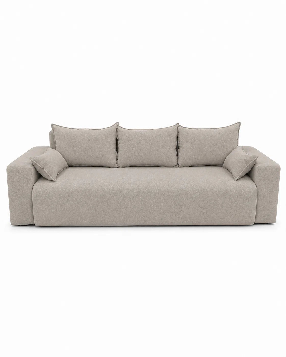 Sofa Nola– nowoczesna sofa rozkładana z pojemnikiem, tkanina łatwoczyszcząca Velo