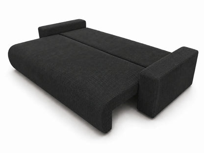 Sofa Nola – nowoczesna sofa rozkładana 3-osobowa, tkanina sztruksowa Poso