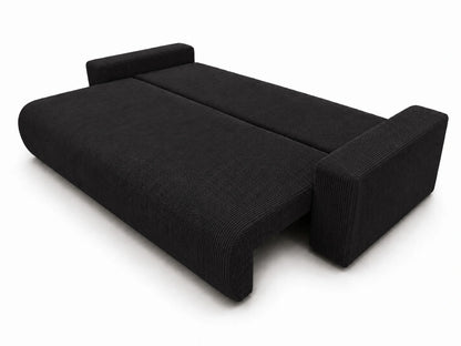 Sofa Nola – nowoczesna sofa rozkładana 3-osobowa, tkanina sztruksowa Poso