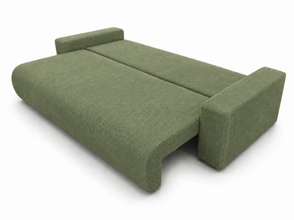 Sofa Nola – nowoczesna sofa rozkładana 3-osobowa, tkanina sztruksowa Poso