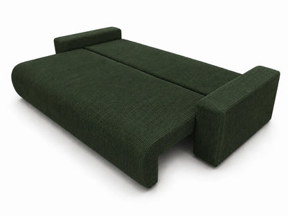 Sofa Nola – nowoczesna sofa rozkładana 3-osobowa, tkanina sztruksowa Poso