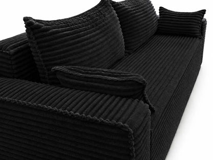 Sofa RENA 3-osobowa wolnostojąca – Sztruksowa, pojemnik, funkcja spania