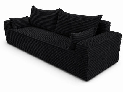 Sofa RENA 3-osobowa wolnostojąca – Sztruksowa, pojemnik, funkcja spania