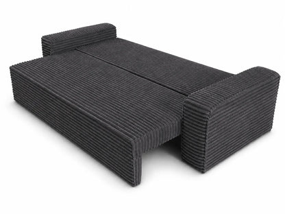 Sofa RENA 3-osobowa wolnostojąca – Sztruksowa, pojemnik, funkcja spania
