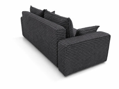 Sofa RENA 3-osobowa wolnostojąca – Sztruksowa, pojemnik, funkcja spania