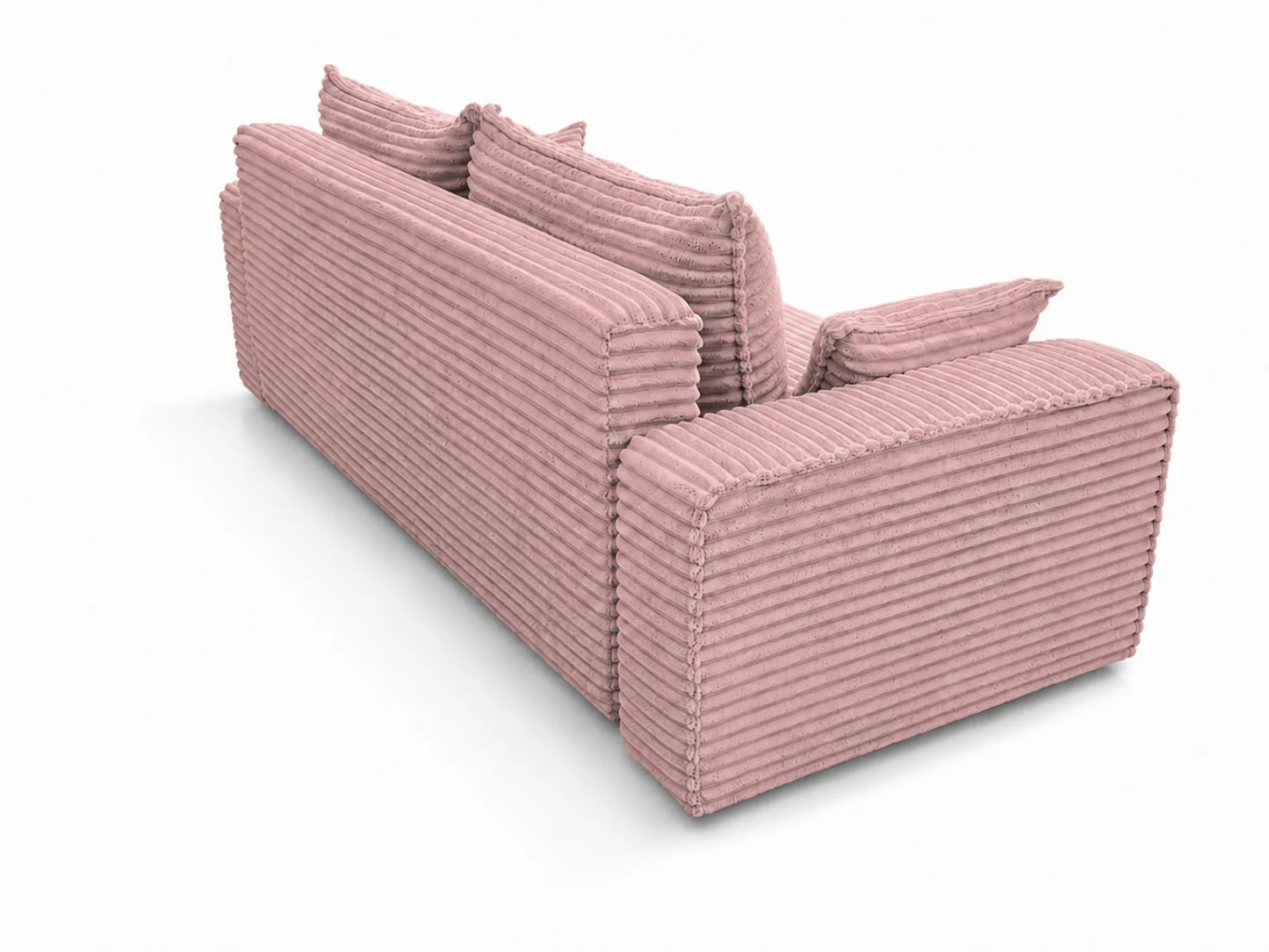 Sofa RENA 3-osobowa wolnostojąca – Sztruksowa, pojemnik, funkcja spania