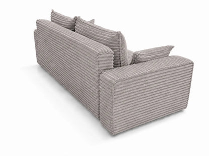 Sofa RENA 3-osobowa wolnostojąca – Sztruksowa, pojemnik, funkcja spania