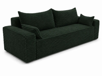 Sofa RENA 3-osobowa wolnostojąca – Sztruksowa, pojemnik, funkcja spania