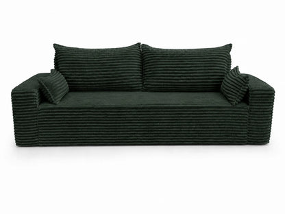 Sofa RENA 3-osobowa wolnostojąca – Sztruksowa, pojemnik, funkcja spania